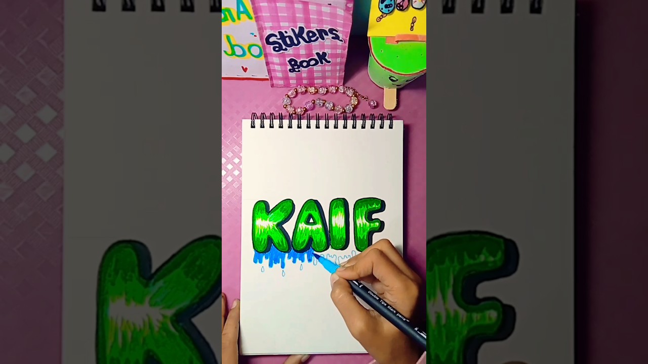 Cute Handlettering Front Page Subscriber Name ideas 💫⭐ 