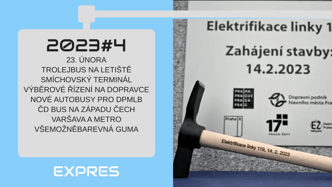 METROBUS EXPRES 2023#4: Začátky staveb trolejbusů na Letiště i smíchovského terminálu