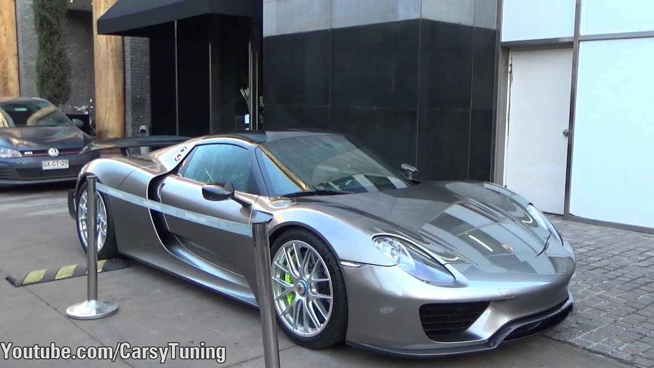 Porsche 918 Spyder Weissach - Details, Start, Rev & Acceleration