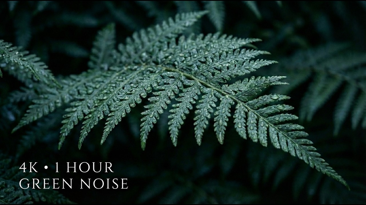 Rain on Leaves Sounds for Sleep 🌿 1 Hour of Greenhouse Ambience (Nature Noise)