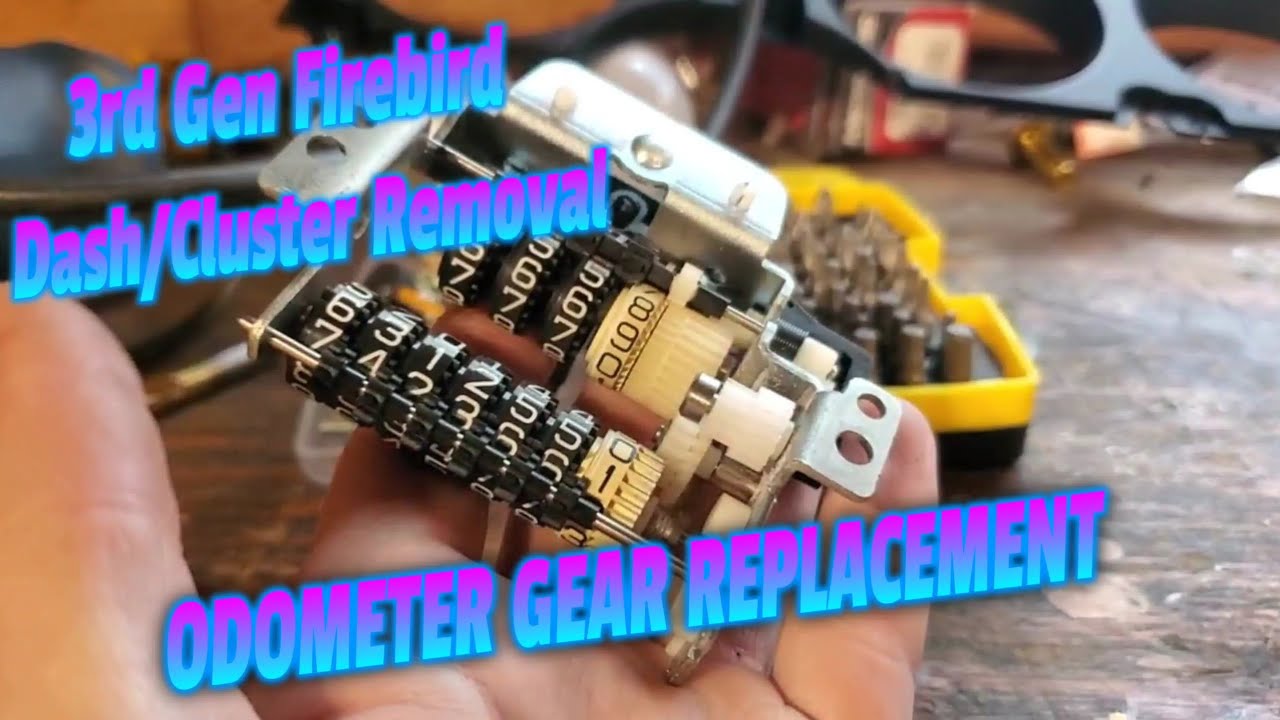3rd Gen Pontiac Firebird Odometer Gear Repair STEP BY STEP