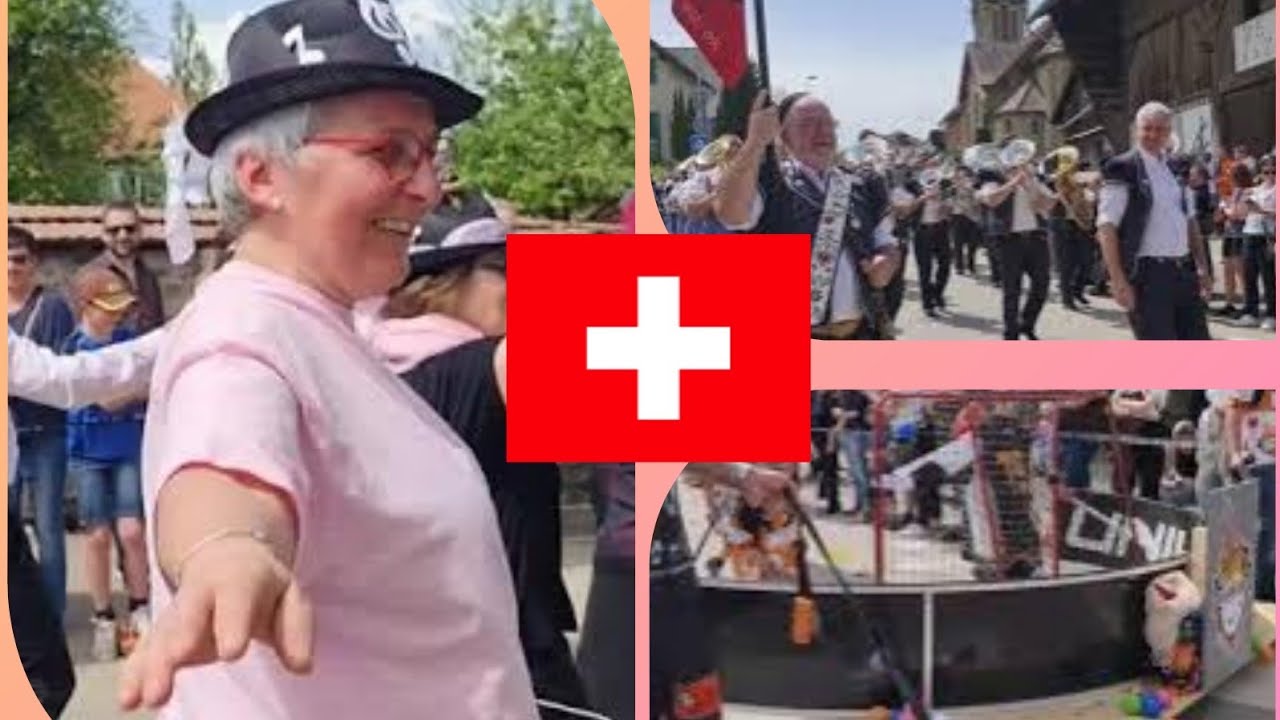 Cortège des girons des musiques de la Brillaz 2023