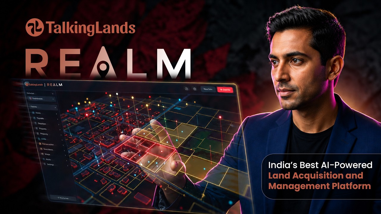Talkinglands Realm &mdash; India's Land Acquisition Platform for Developers | ₹5,000 Cr+ Managed