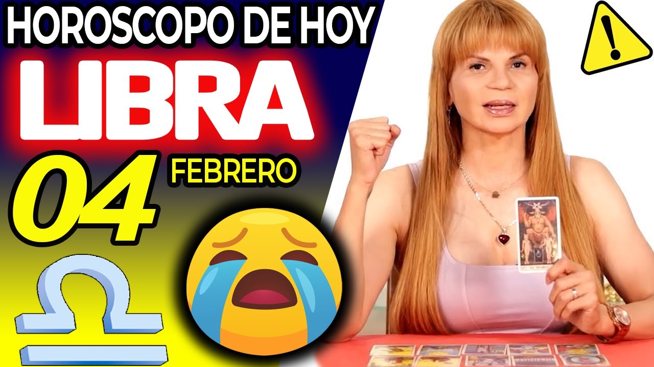 LIBRA ♎😖PREPARATE PARA LLORAR CON ESTO😭 Horóscopo De Hoy 4 De Febrero 2026 | Mhoni Vidente