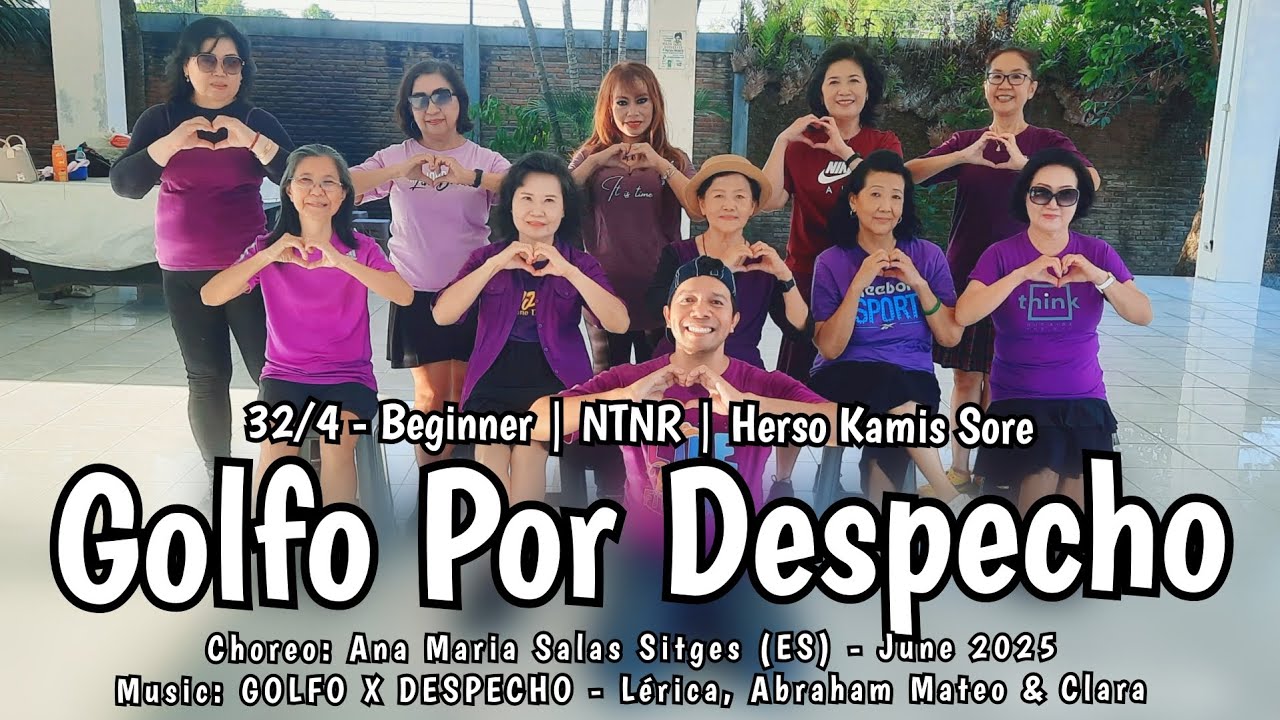 Golfo Por Despecho Line Dance | Beginner | Ana Maria Salas Sitges (ES) - June 2025
