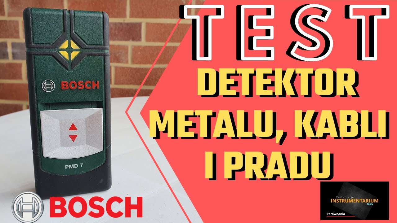 Jak wykryć przewody w ścianie?  Wykrywacz metali Bosch PMD 7 - test