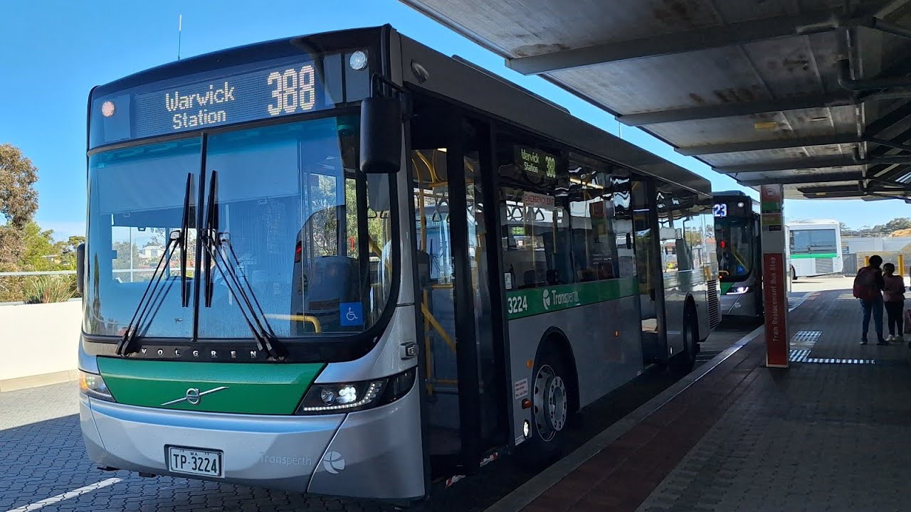 [Random Timetable] Transperth Bus Route No. 388 (TP3224) Perth Busport to Warwick Station