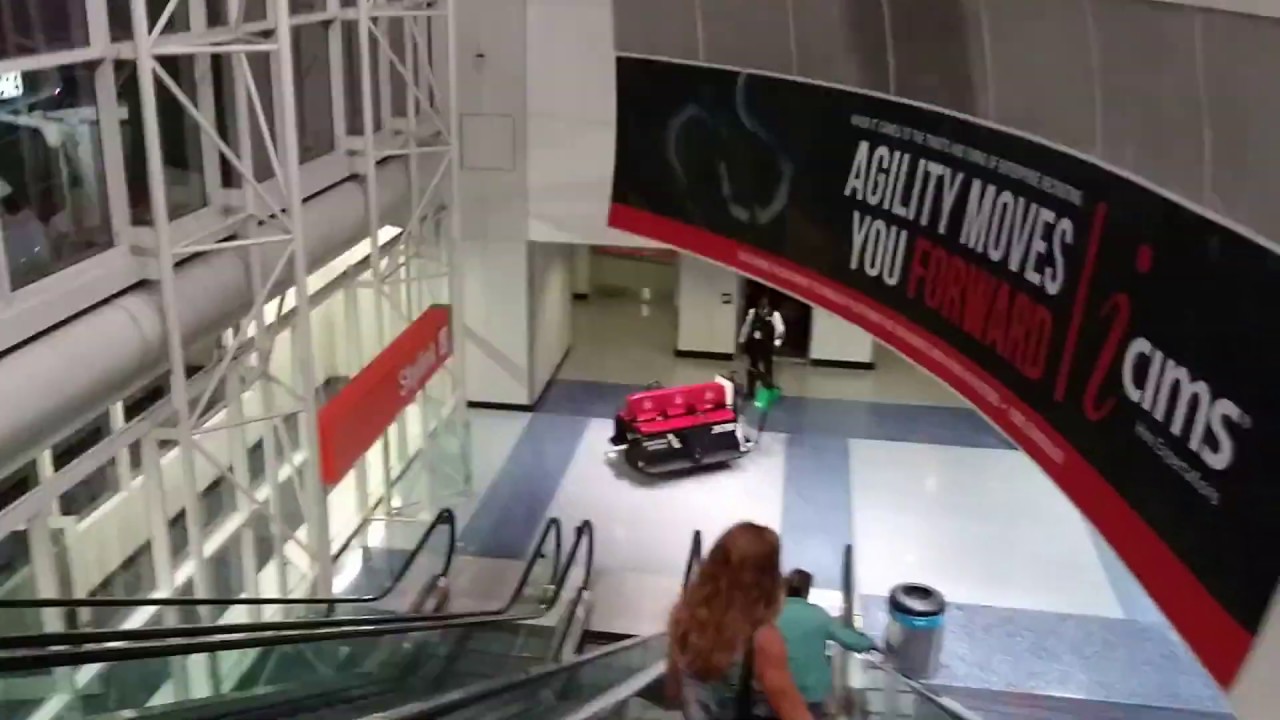DFW airport Skylink from terminal D to C