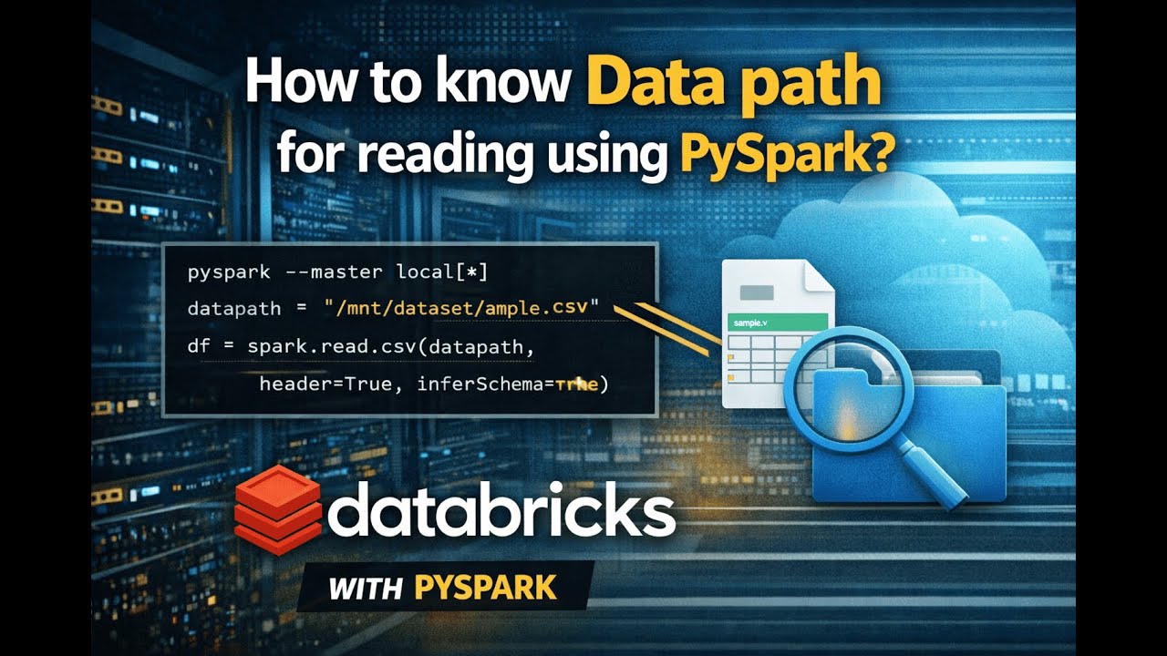 Get Data path for reading in PySpark