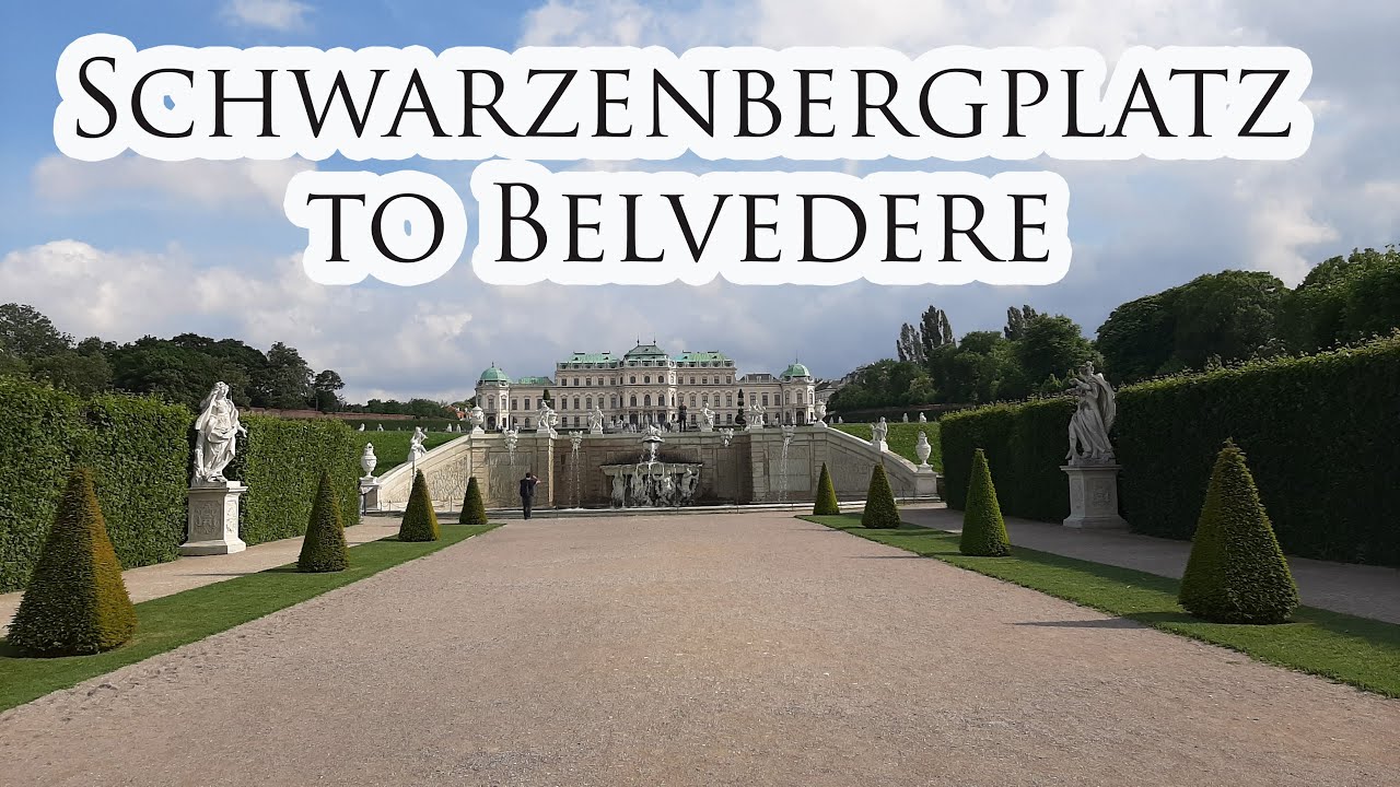 Schwarzenbergplatz to Belvedere Vienna Austria May 2022
