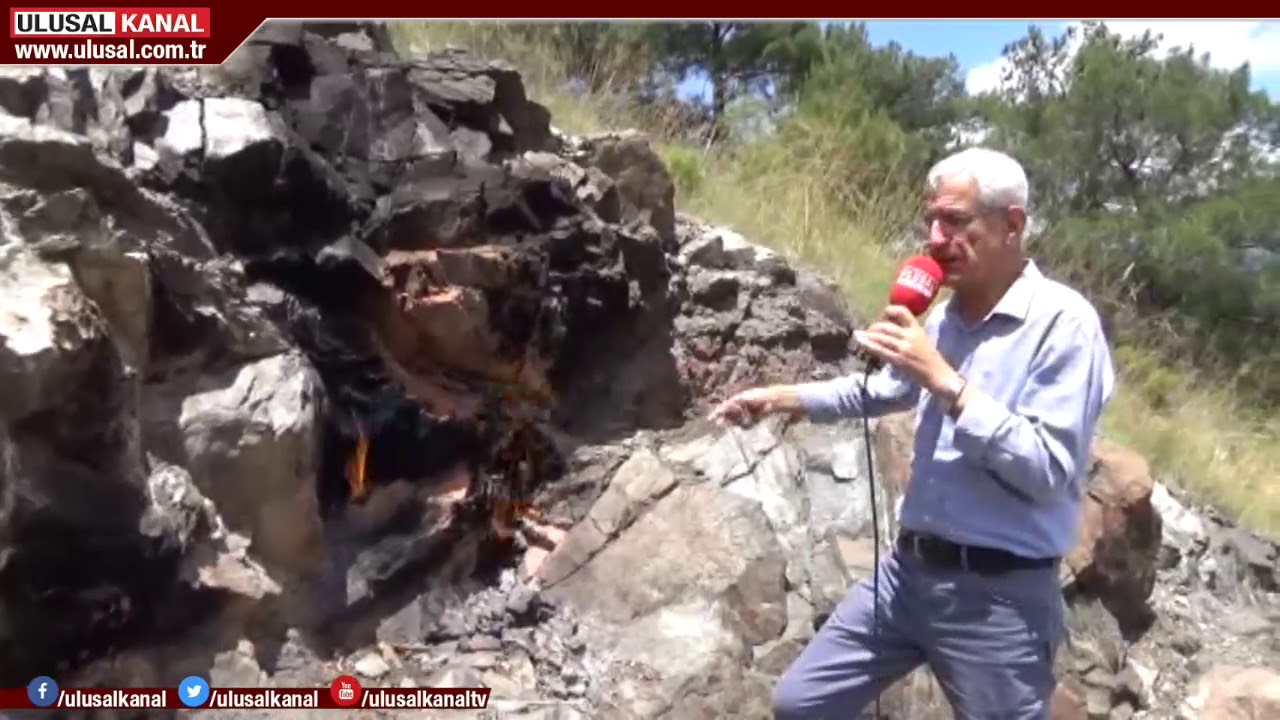 Amanos’un yanan kayaları
