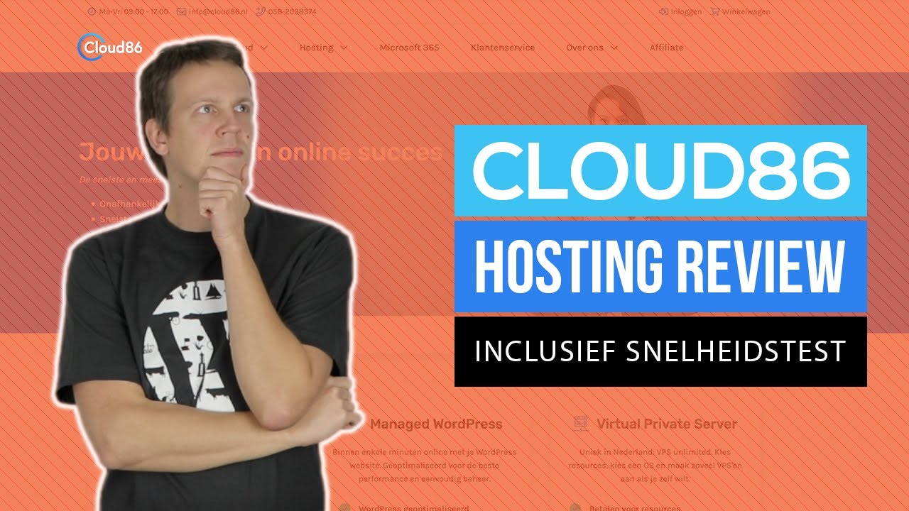 Cloud86 review en snelheidstest [2022] - WordPress hosting