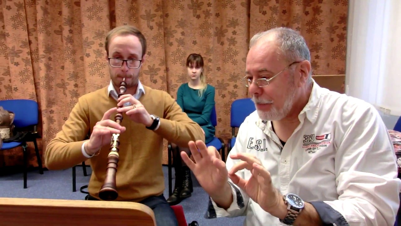 My masterclass of baroque oboe in Brno