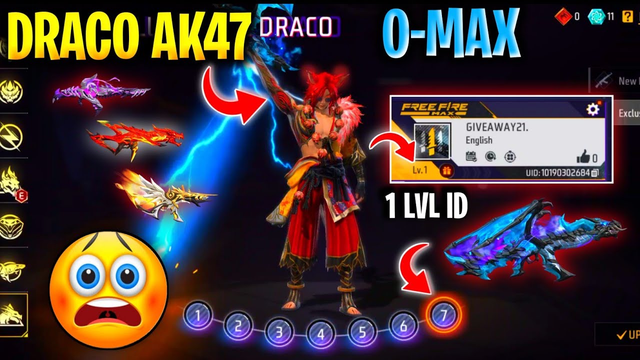 Draco Ak47 Evo Gun 0-Max 🤑 | New Evo Vault Draco Ak Return 😨