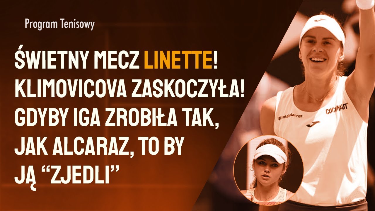 Koncert Linette! Tak Świątek nie daliby żyć! Co za piękny debiut Klimovicova