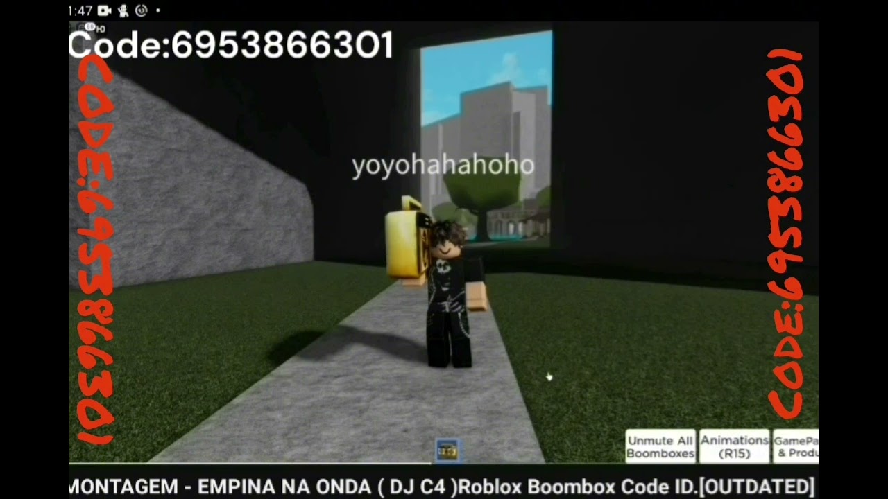 MONTAGEM - EMPINA NA ONDA ( DJ C4 )Roblox Boombox Code ID. Super ruidoso