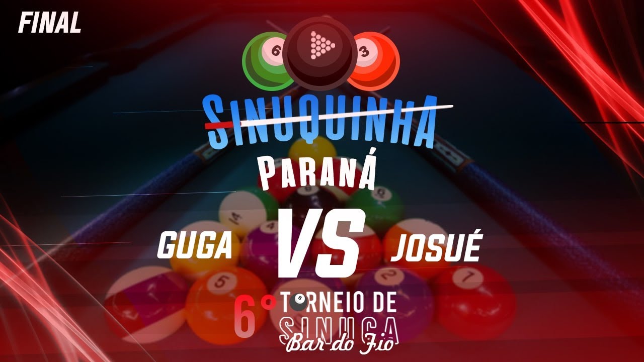 Guga vs Josu&eacute; | Final do 6&deg; Torneio de Sinuca no Bar do Fio - Apucarana PR