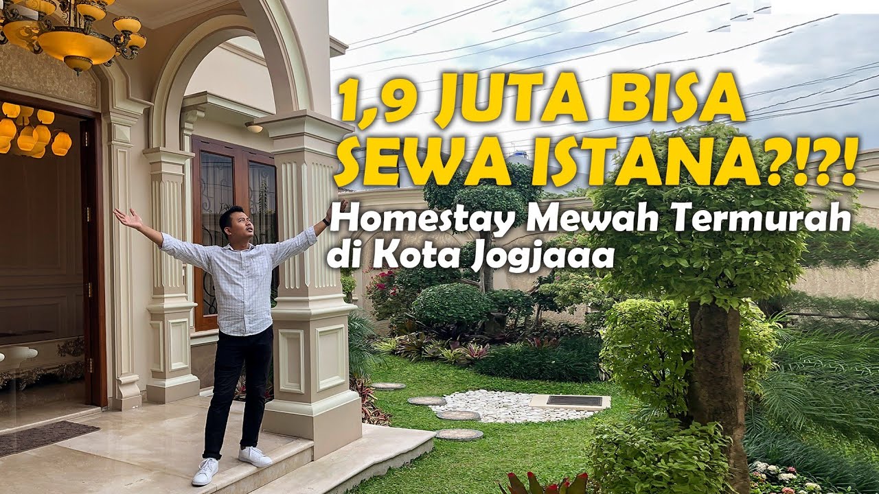 🔴 VILLA HOMESTAY RUMAH MEWAH DEKAT TUGU JOGJA MALIOBORO STASIUN YOGYAKARTA