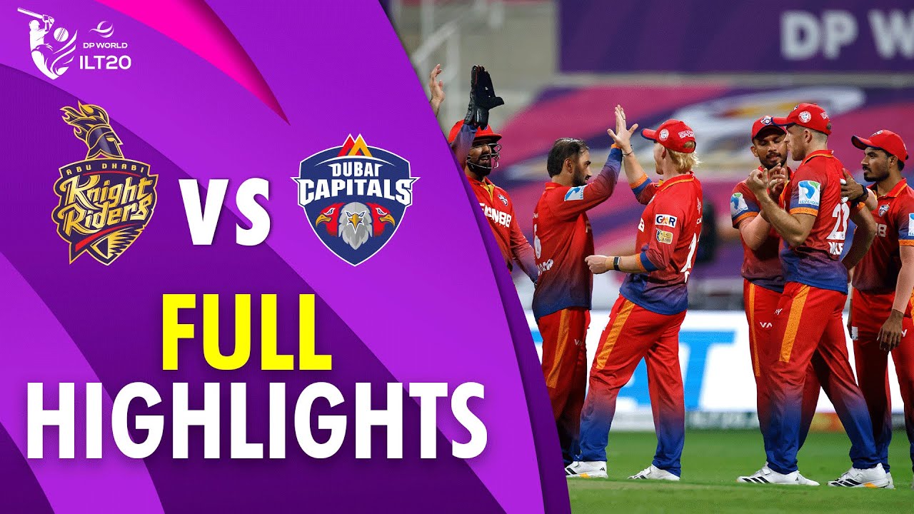 Full Highlights | Abu Dhabi Knight Riders vs Dubai Capitals | Match 13 | DP World ILT20 | M3Y1U