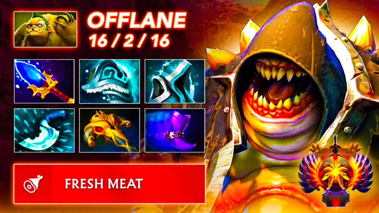 [7.38c] RAID BOSS - Pudge OFFLANE | Full Gameplay Dota Class