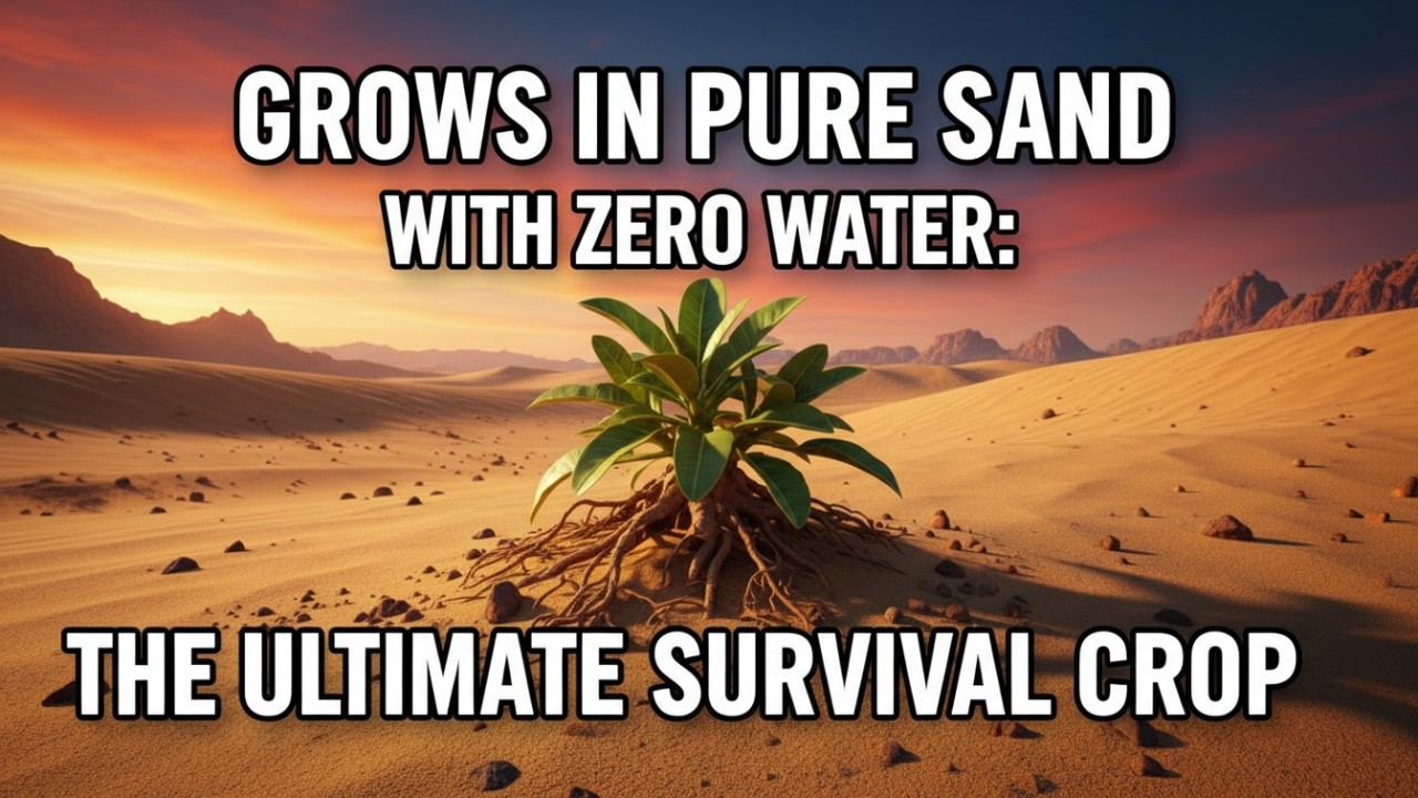 Grows in Pure Sand with ZERO Water: The Ultimate Survival Crop