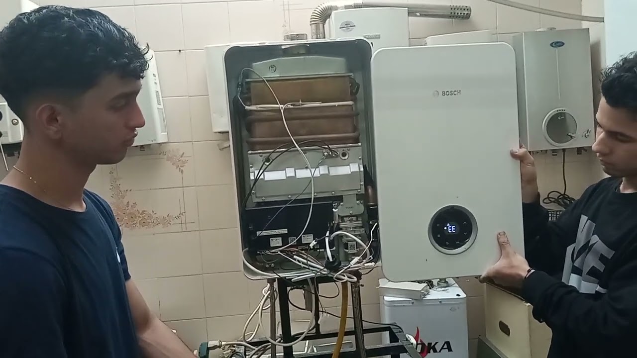 capacitación calentador Bosch  21 lts modelo 5600f. código de errores EA .E2 etc...
