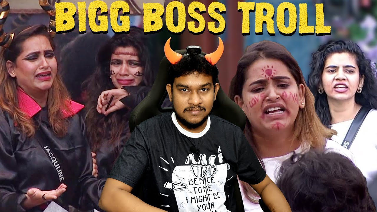 What kind of acting is this😱 Soundarya vs Jacqueline🤣 Bigg Boss 8 Tamil Troll | Vijay Tv | Vijay ...