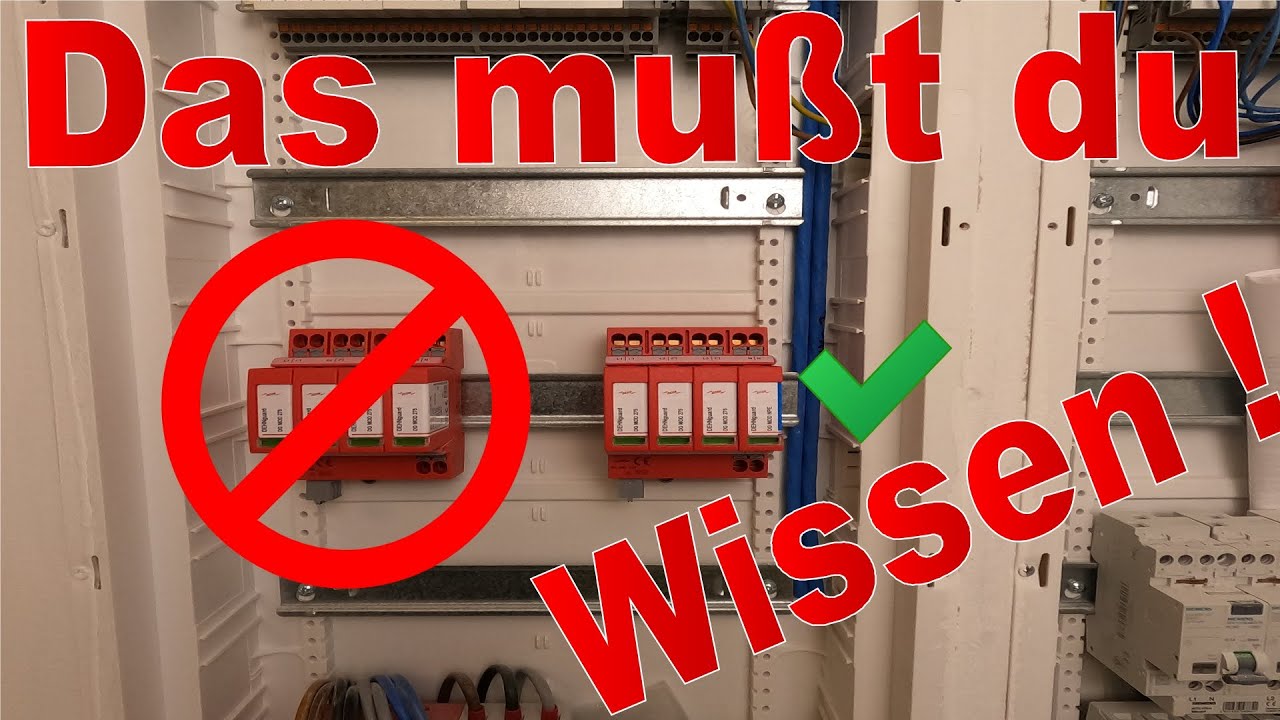 Wusstest du das über Überspannungsschutz ? 🤔 Dass Muss beachtet werden 😲 Freunde des Stroms💡
