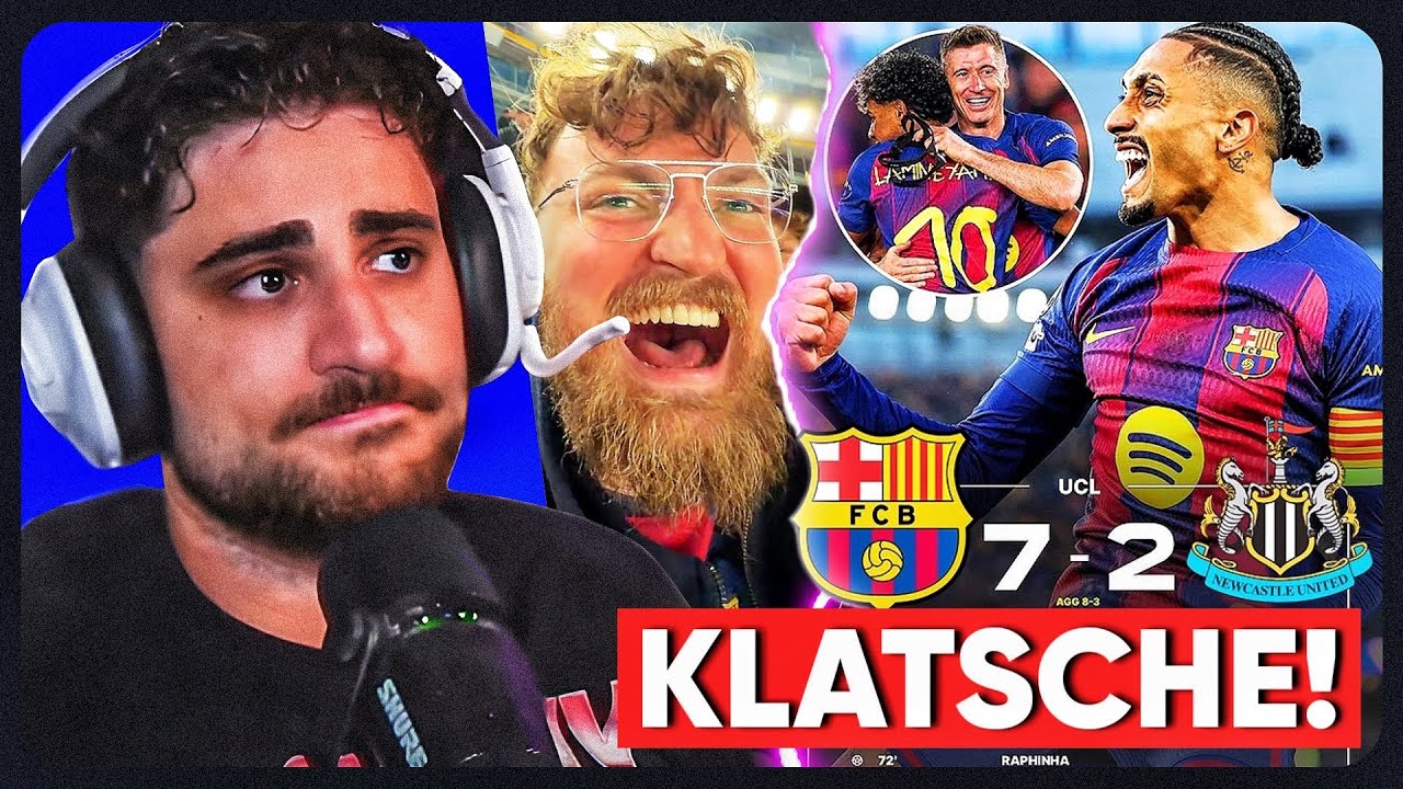 ANTON HAT RICHTIG ABGEFEUERT..😂 Barcelona vs. Newcastle - Champions League Rückspiel Vlog🎥