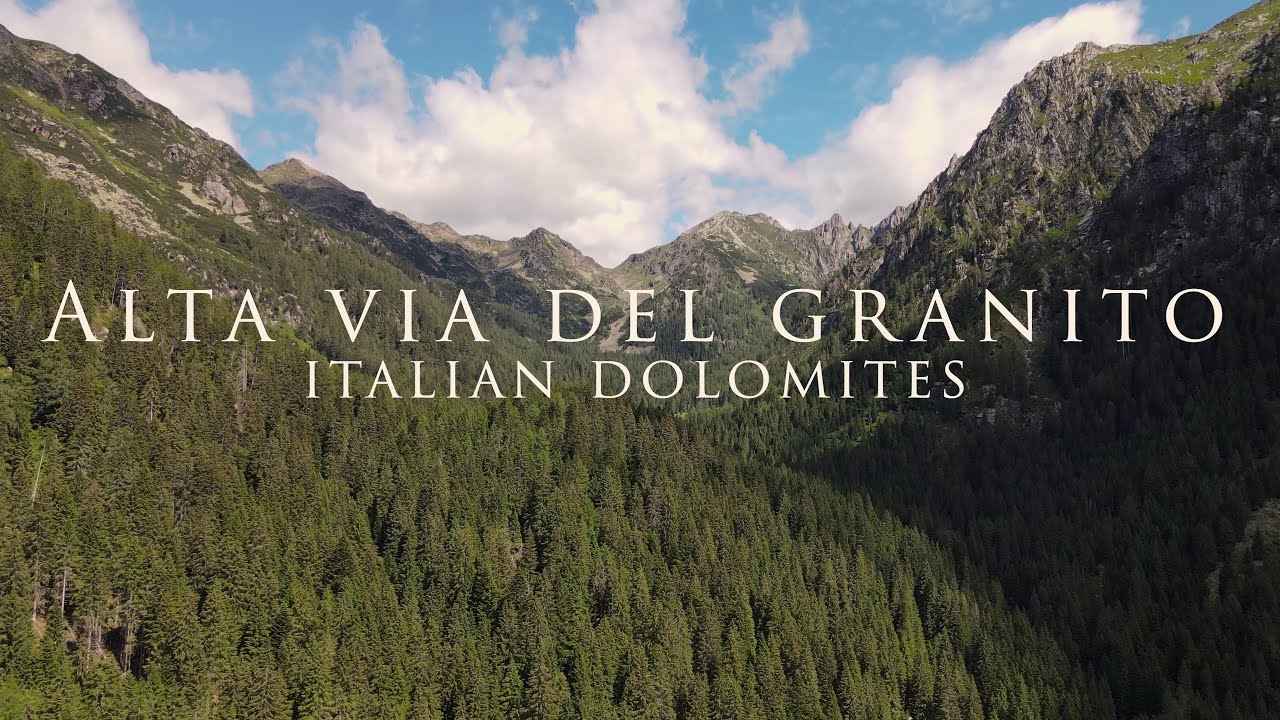 Alta Via Del Granito 4K | Dolomites | Drone 4K - Malga Sorgazza, Rif. Calendave, Rif. Cima d'Asta