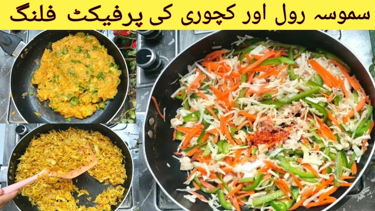 Perfect Samosa Roll  And Kachori Filling - Easy Ramzan Iftar Recipe