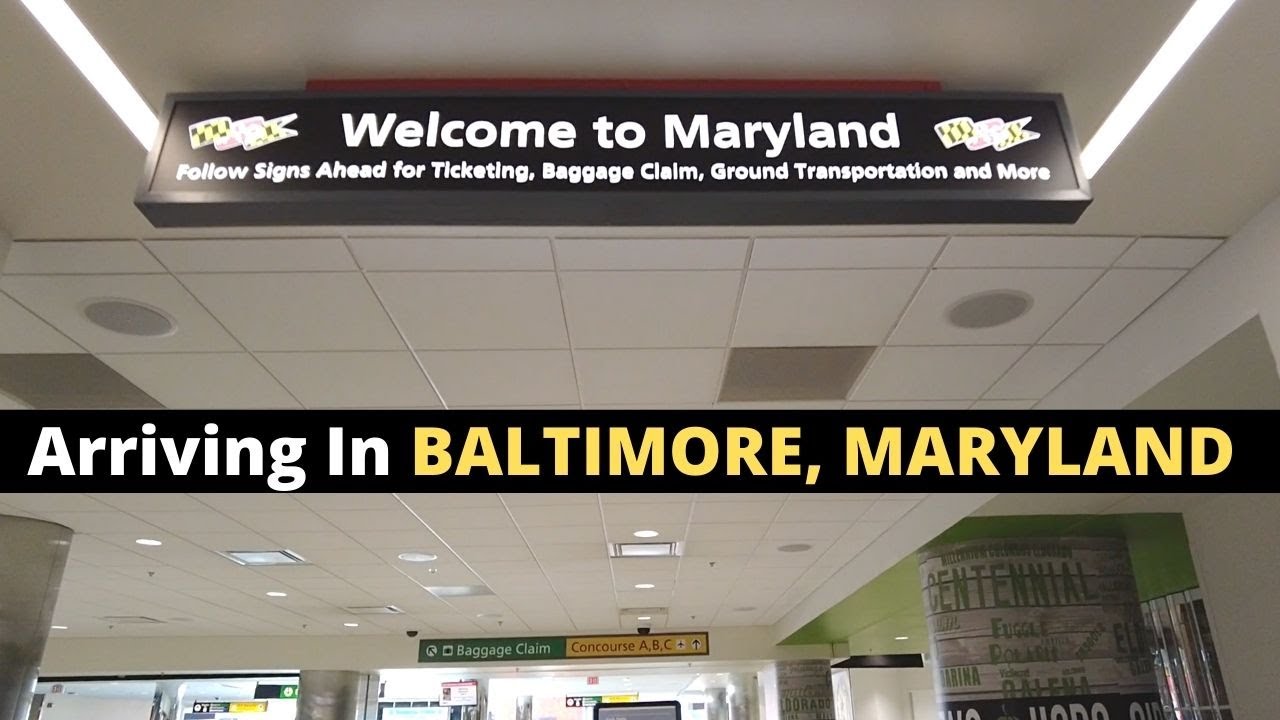 ARRIVING IN BALTIMORE, MARYLAND | BWI Walk Tour