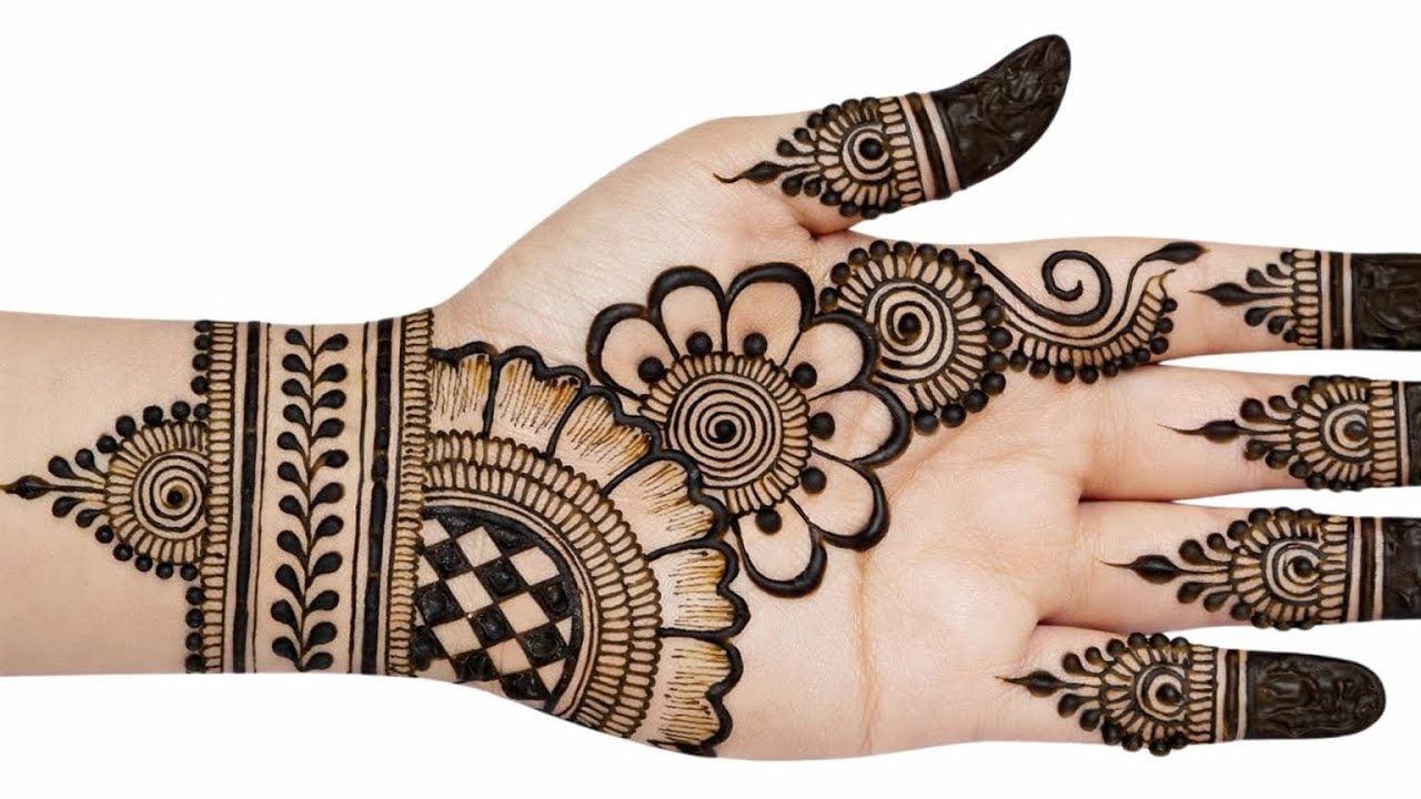 Very easy Arabic mehndi design front hand  | mehndi ka design | mehndi design | mehndi 