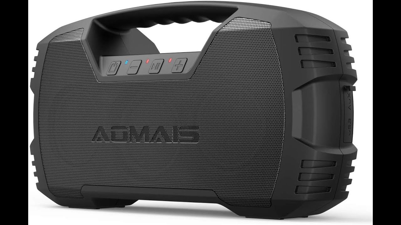 AOMAIS GO Bluetooth Speakers, 40H Playtime Outdoor Portable Speaker, 40W Stereo Sound Rich Bass