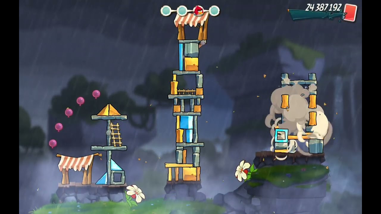 Angry birds 2. Паника короля свиней . Стелла унесла босса !