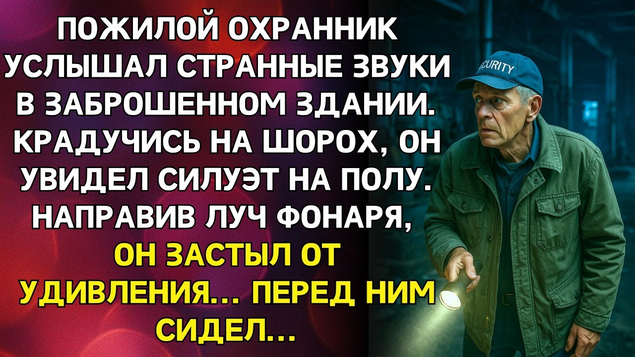 Пожилой охранник услышал странные звуки в заброшенном здании. Крадучись на шорох, он увидел силуэт..