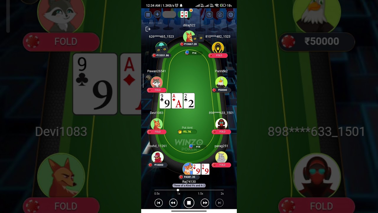 999 VS AA POKER WITH RAJ😍😍😘😘😇🖤❤