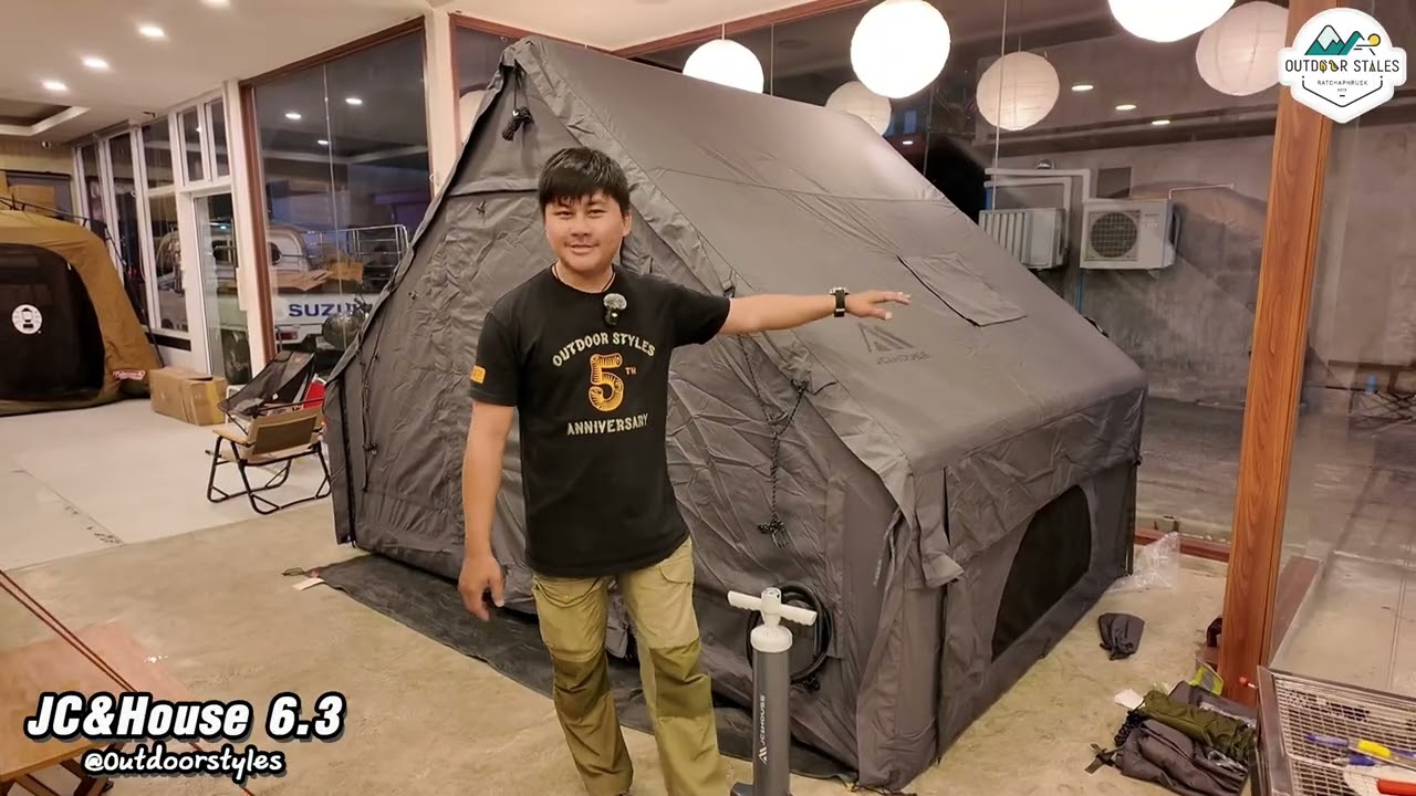 JC&House 6.3 เต็นท์เสาลมราคาประหยัด