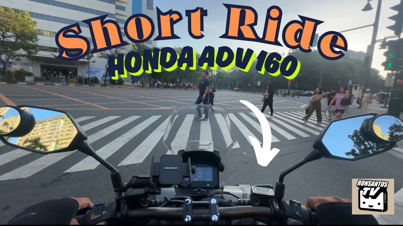 POV: Short Ride with HONDA ADV 160