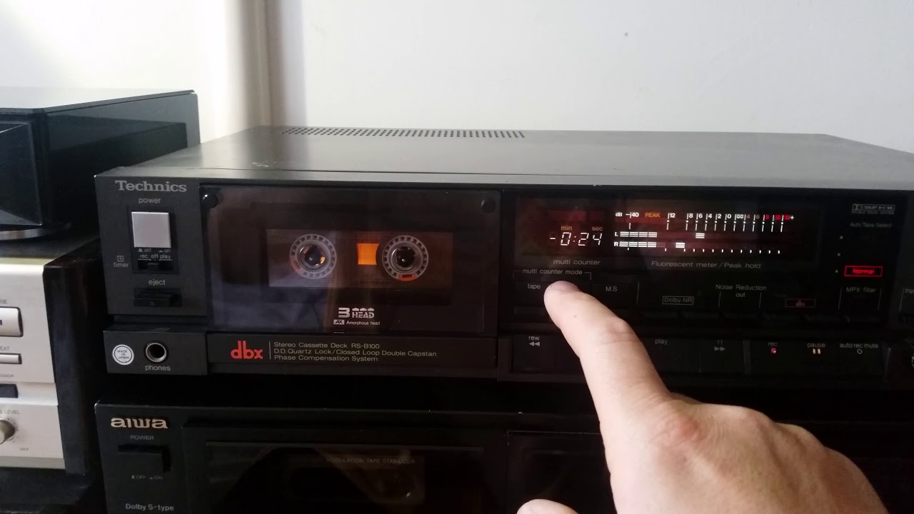 Technics RS-B100 short rec-play test.