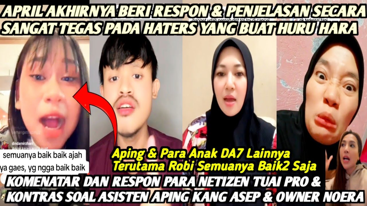 APRIL AKHIRNYA UNGKAP DIRINYA HANYA FOKUS KARIR BUKAN PERCINTAAN‼️INILAH RESPON DARI PARA NETIZEN🔥