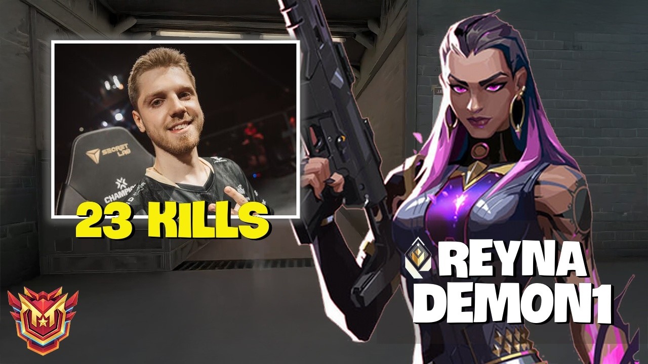 DEMON1 IS A DIFFERENT BREED ON REYNA!! - Radiant Reyna 23 Kills #MatchMVP