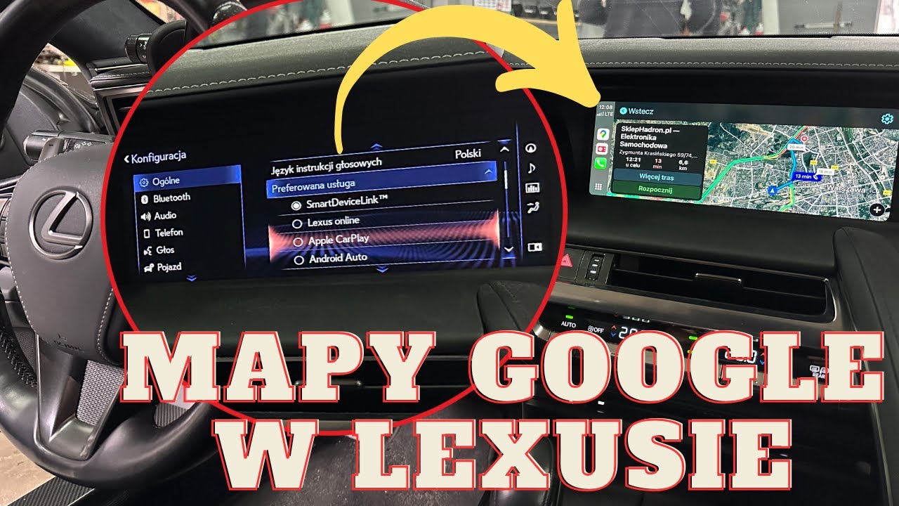 Android Auto / CarPlay do Lexusa LC 500 i LS 500 na fabrycznej strefie! [subtitles: English]