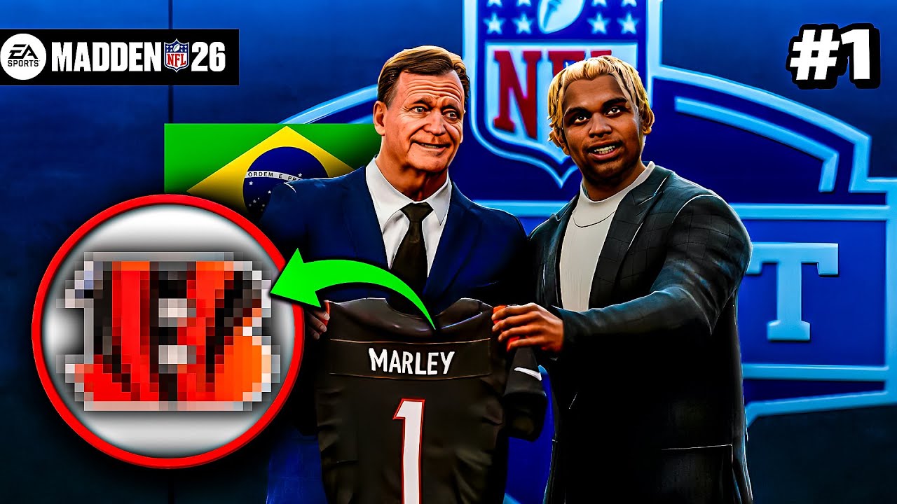 O DRAFT DE SAQUON MARLEY, O FUTURO MELHOR RB DA NFL! | MODO CARREIRA MADDEN #1