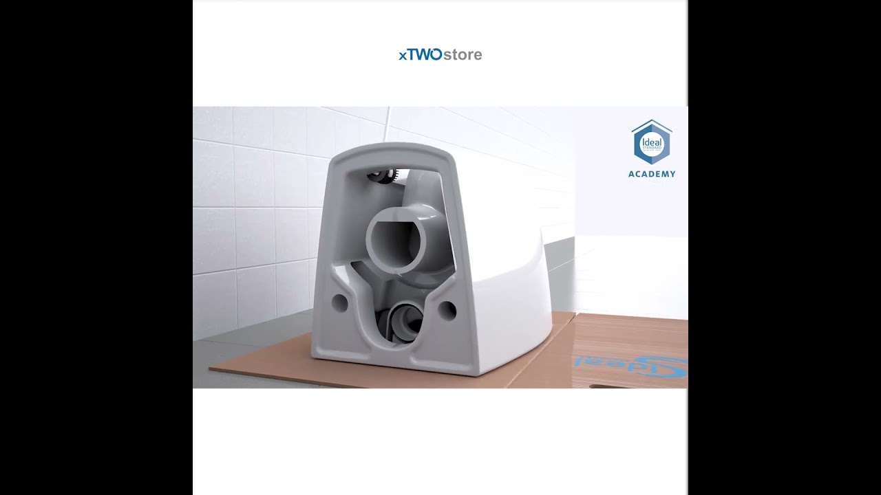 Ideal Standard Wall Hung WC | Invisible Fixation #shorts #youtubeshorts #toilet #xtwostore