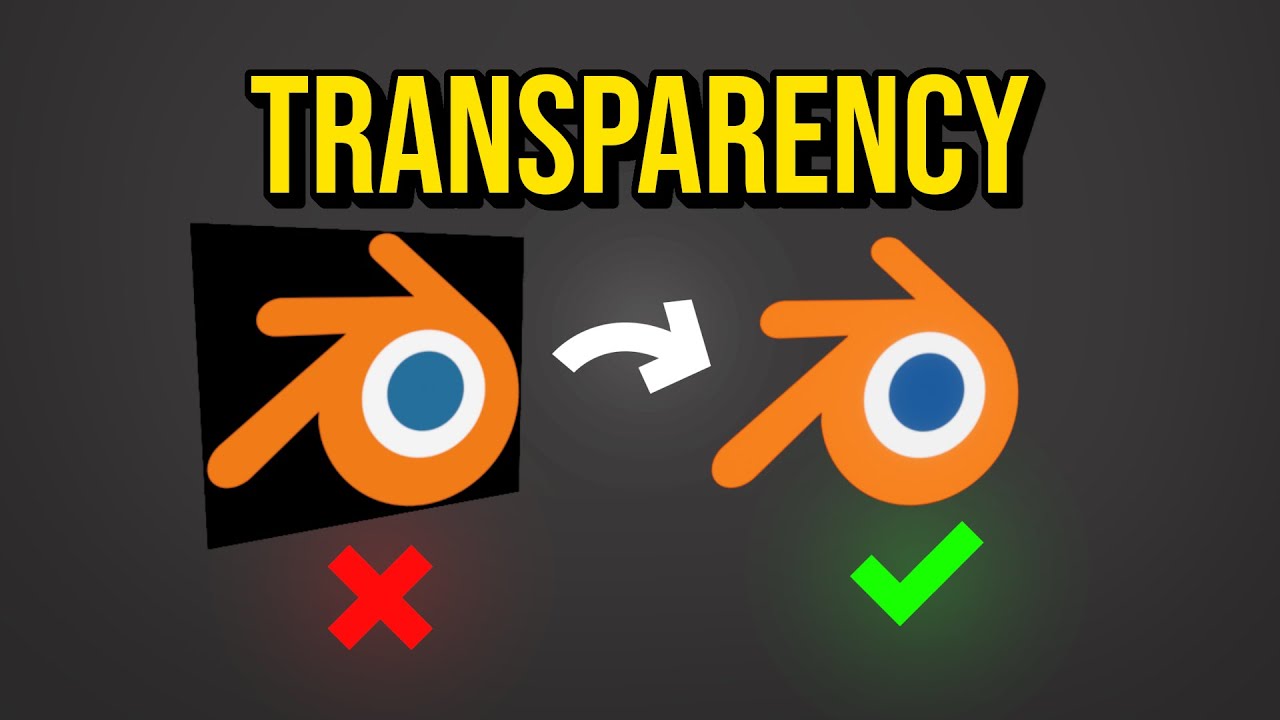 Transparent Images in Blender 4.1.1