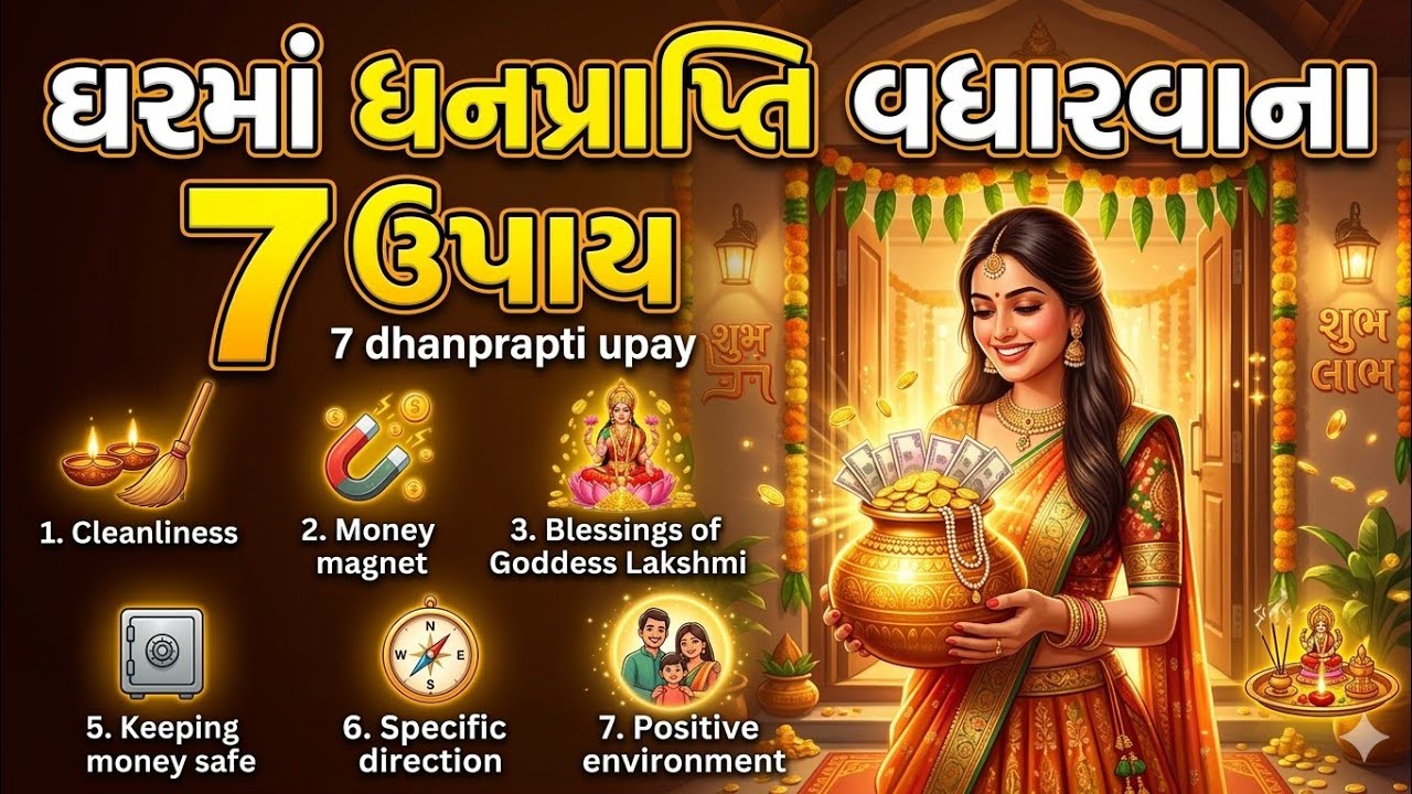 ઘરમાં ધનપ્રાપ્તિ વધારવાના 7 ગુપ્ત ઉપાય | 7 dhanprapti upay  