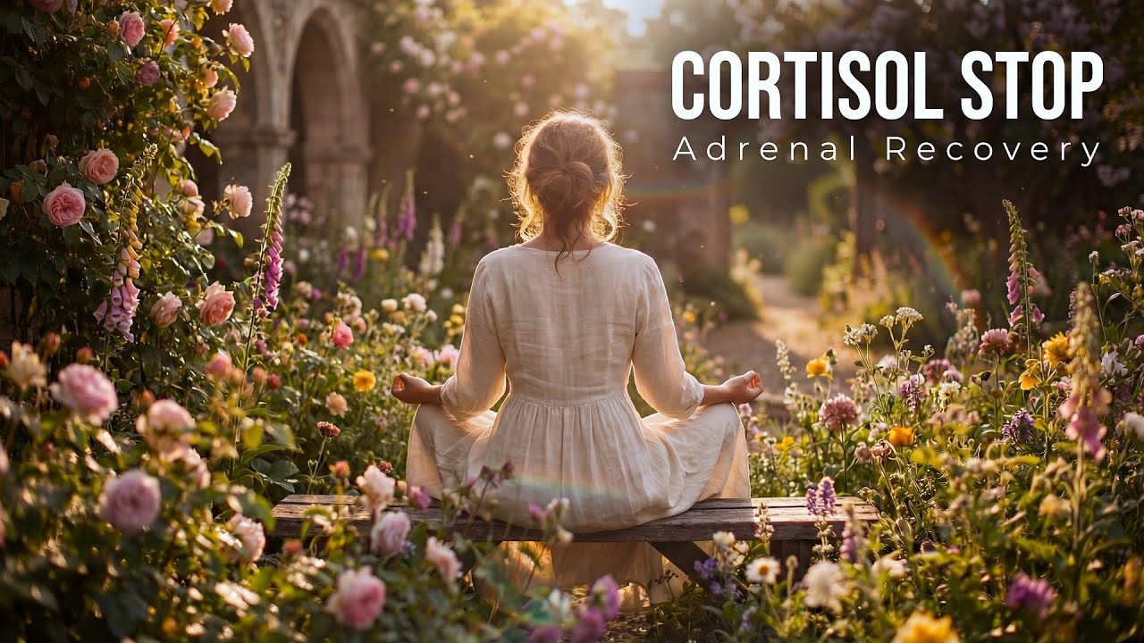 Cortisol Detox | 1 Hour Music for Adrenal Recovery & Stress Reset (4K)