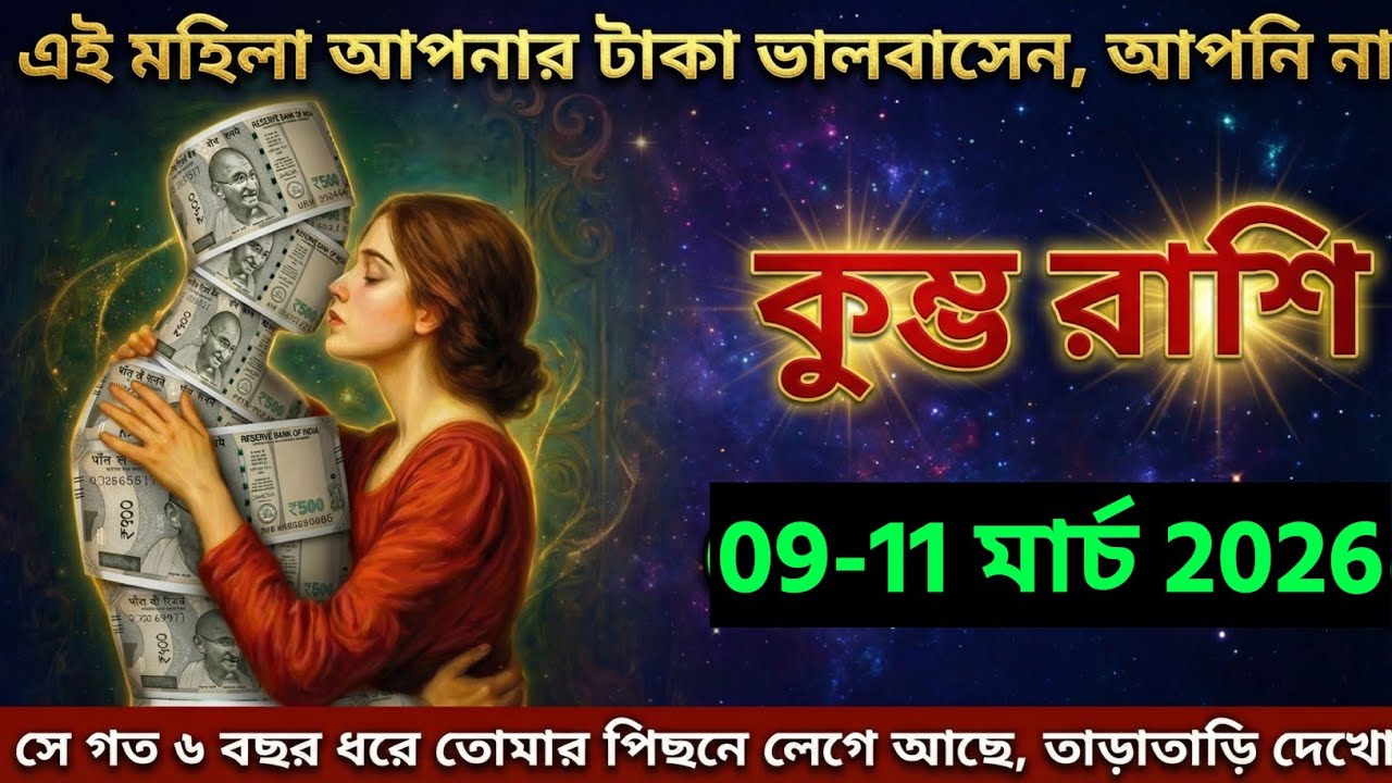 কুম্ভ রাশি,০১-০২ মার্চ ২০২৬ এই মহিলা তোমার প্রতি আগ্রহী নয়, তোমার টাকার প্রতি আগ্রহী। 