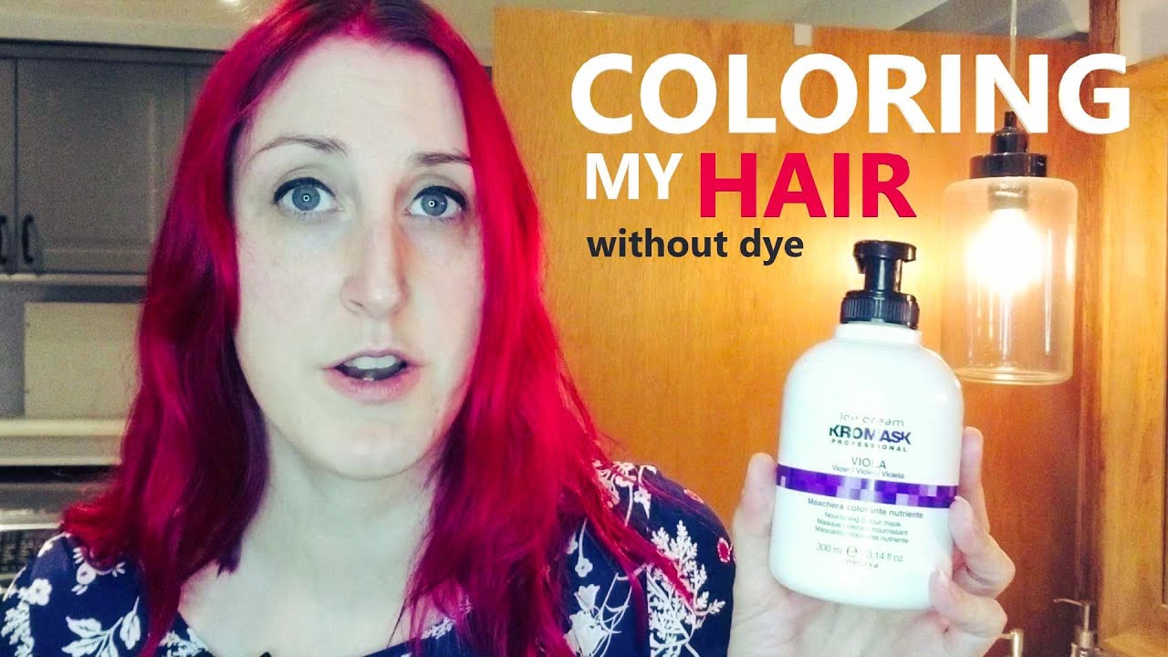 Dyeing my hair without using hair dye at home | Kromask